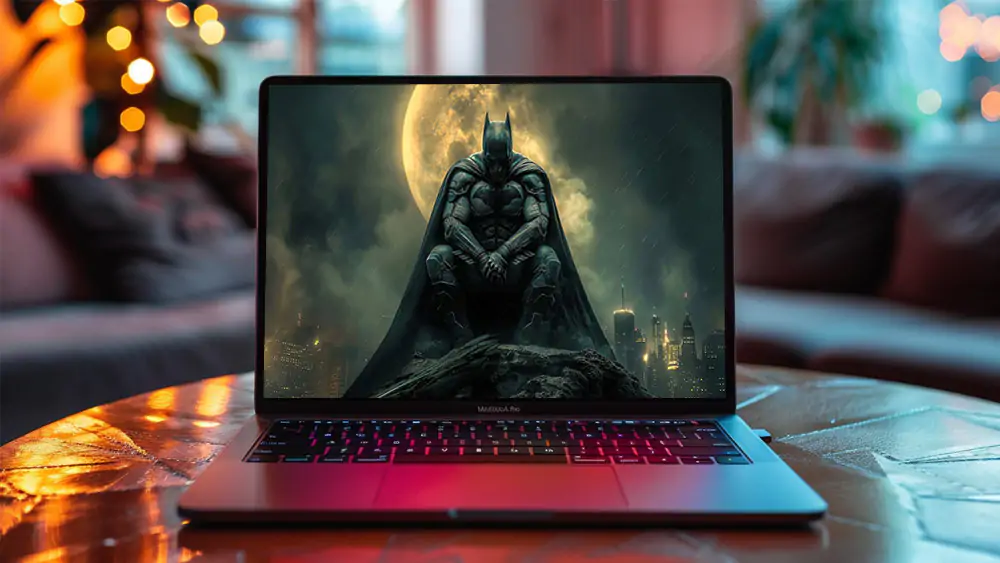 Batman lune ciel fond d'écran 4K HD pour PC bureau Mac ordinateur portable mobile iPhone téléphone téléchargement gratuit arrière-plan