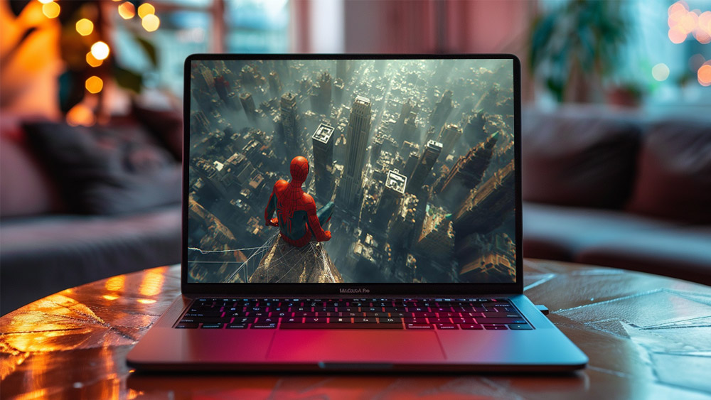 Fond d'écran gratte-ciel Spiderman 4K HD pour PC de bureau Mac ordinateur portable mobile iPhone téléphone téléchargement gratuit arrière-plan ultraHD UHD