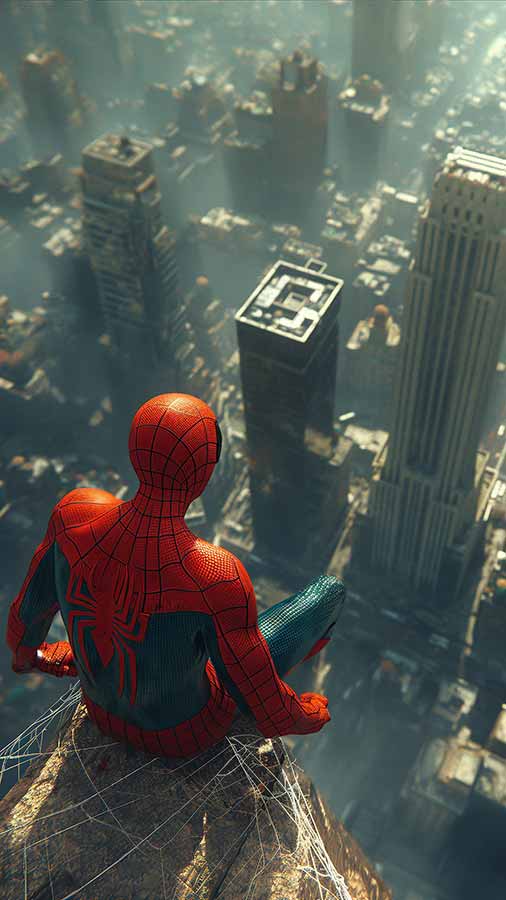 Spiderman gratte-ciel Fond d'écran 4K HD téléchargement gratuit Fond d'écran pour téléphone Android et iPhone