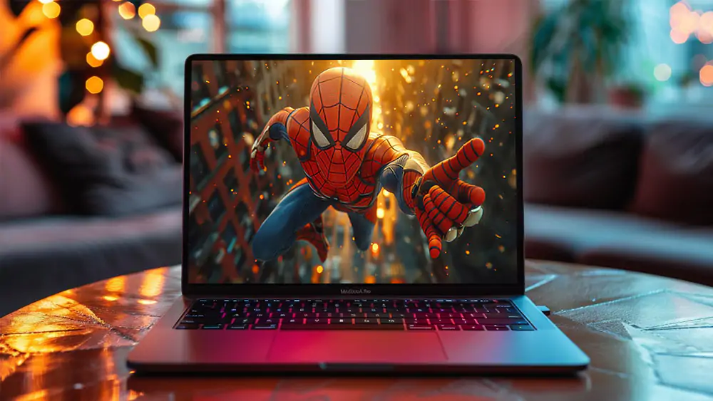 Fond d'écran gratte-ciel Spiderman 4K HD pour PC de bureau Mac ordinateur portable mobile iPhone téléphone téléchargement gratuit arrière-plan ultraHD UHD