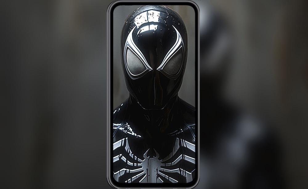 Spiderman Black Suit wallpaper 4K HD for PC Desktop mac laptop mobile iphone Phone free download background ultraHD UHD