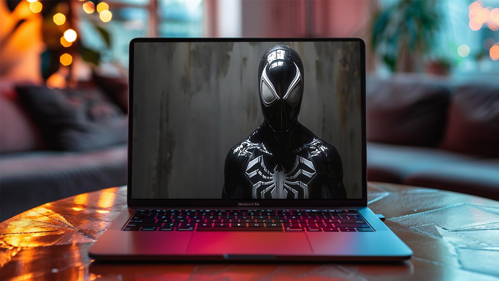 Spiderman Black Suit wallpaper 4K HD for PC Desktop mac laptop mobile iphone Phone free download background ultraHD UHD