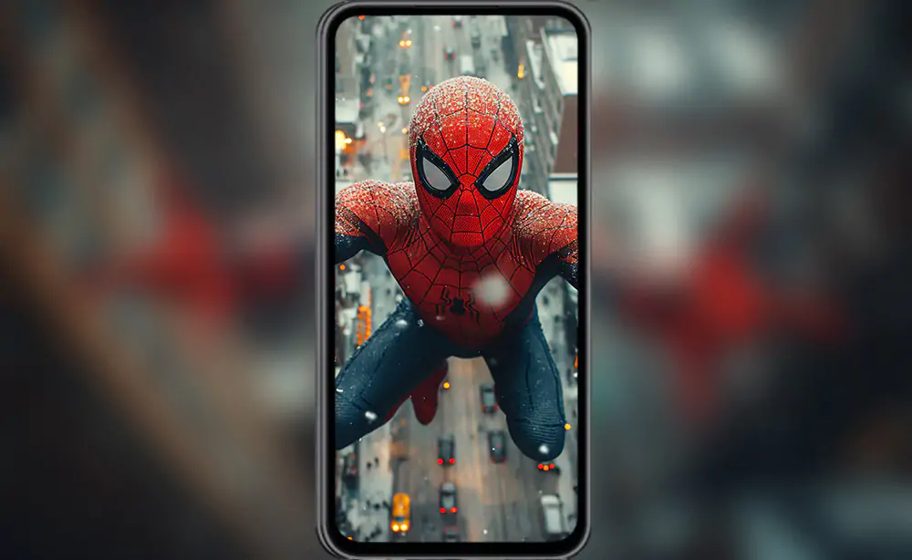 Fond d'écran Marvel SpiderMan Skyscraper 4K HD pour PC de bureau Mac ordinateur portable mobile iPhone téléphone téléchargement gratuit arrière-plan ultraHD UHD