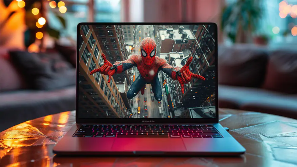 Fond d'écran Marvel SpiderMan Skyscraper 4K HD pour PC de bureau Mac ordinateur portable mobile iPhone téléphone téléchargement gratuit arrière-plan ultraHD UHD