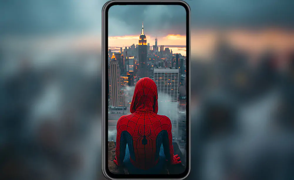 Fond d'écran Spiderman Toujours Vigilant 4K HD pour PC Bureau mac portable téléphone mobile iPhone téléchargement gratuit arrière-plan