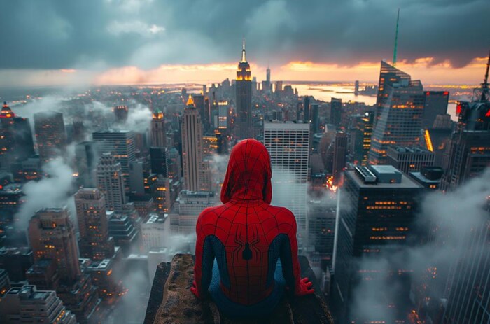 Fond d'écran Spiderman Toujours Vigilant 4K HD pour PC Bureau mac portable téléphone mobile iPhone téléchargement gratuit arrière-plan