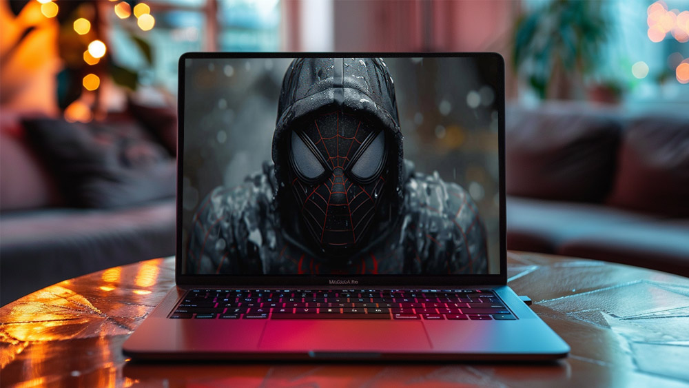 Fond d'écran Spiderman Miles Morales 4K HD pour PC Bureau mac portable mobile iPhone téléchargement gratuit arrière-plan