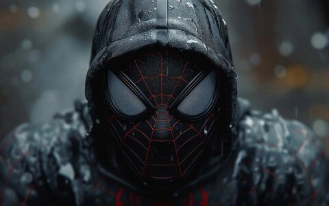 Fond d'écran Spiderman Miles Morales 4K HD pour PC Bureau mac portable mobile iPhone téléchargement gratuit arrière-plan