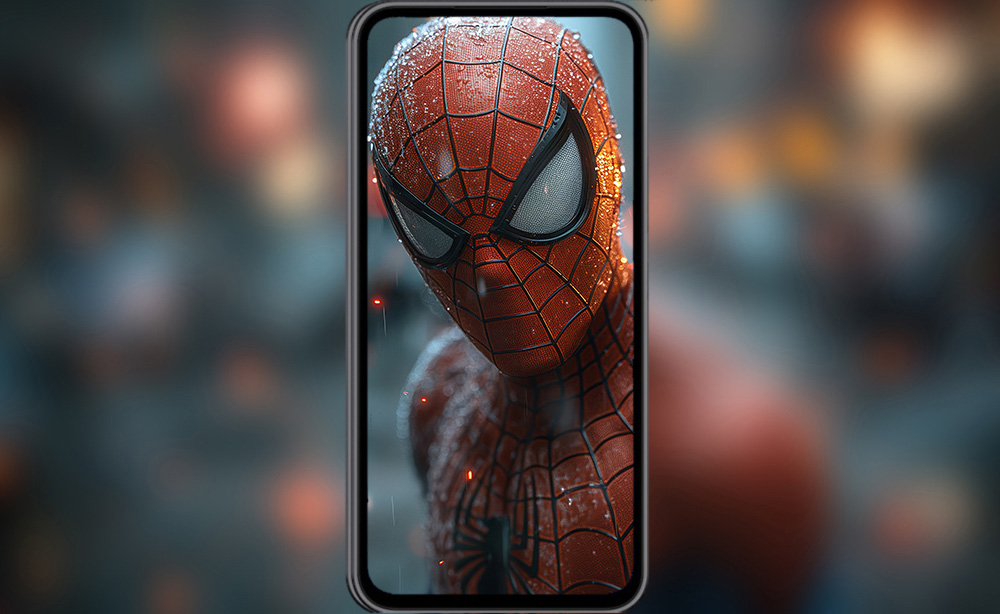 Fond d'écran Spiderman Marvel 4K HD pour PC Bureau mac portable mobile iPhone Téléphone téléchargement gratuit arrière-plan ultraHD UHD