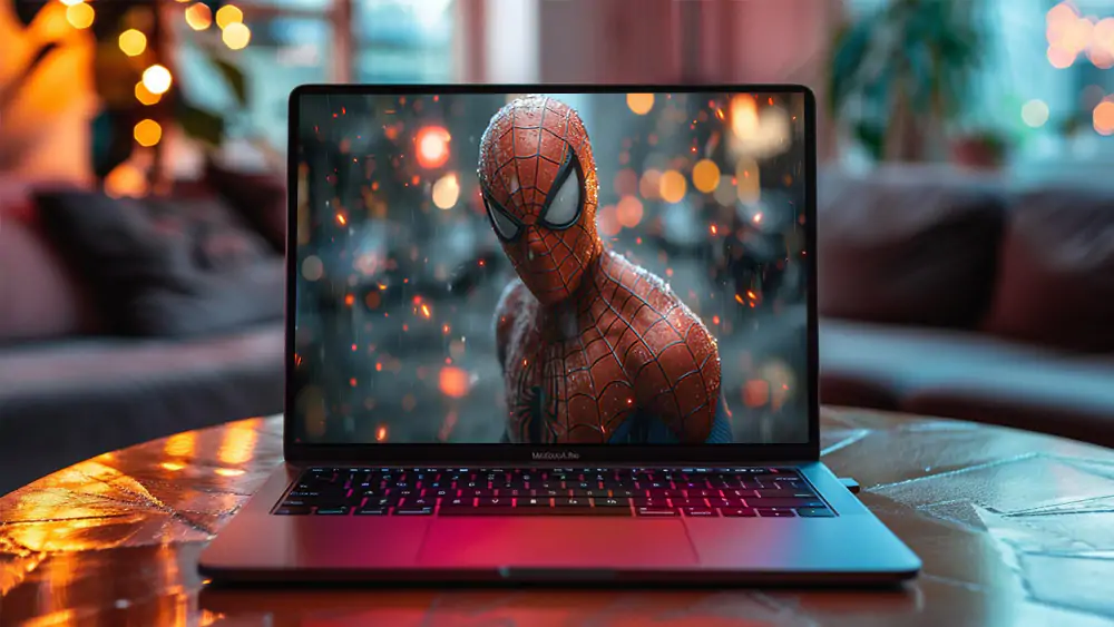 Fond d'écran Spiderman Marvel 4K HD pour PC Bureau mac portable mobile iPhone Téléphone téléchargement gratuit arrière-plan ultraHD UHD