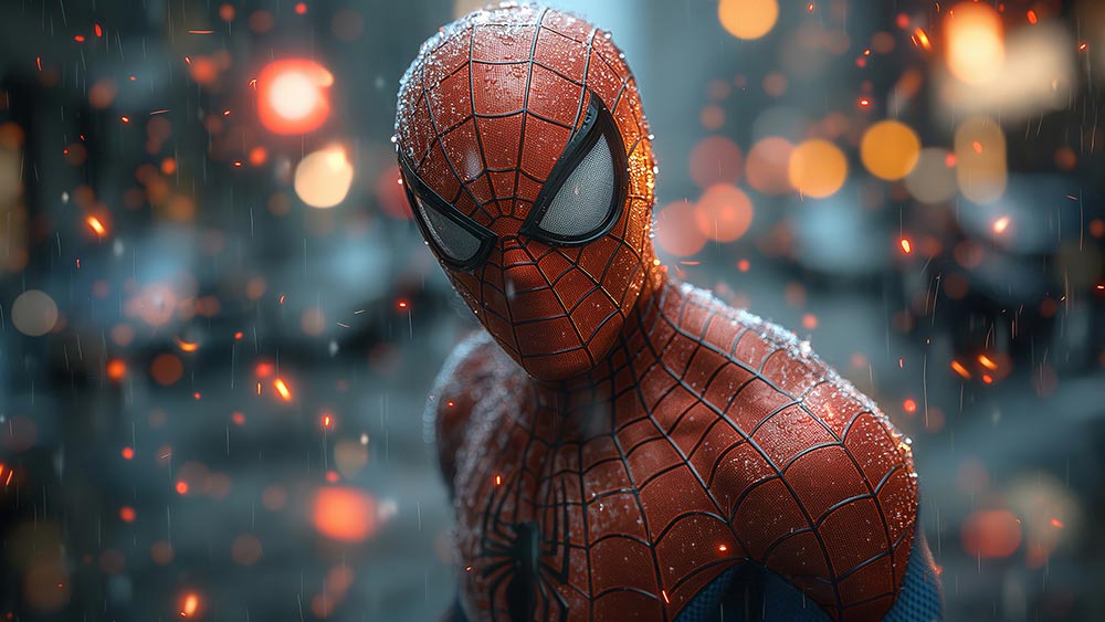 Fond d'écran Spiderman Marvel 4K HD pour PC Bureau mac portable mobile iPhone Téléphone téléchargement gratuit arrière-plan ultraHD UHD