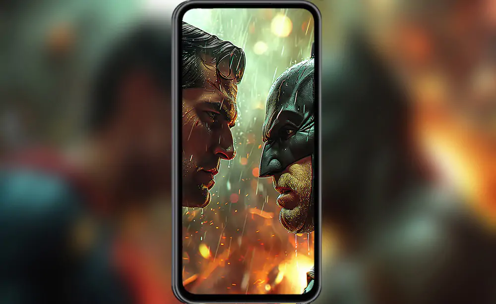 Batman vs Superman face to face wallpaper 4K HD for PC Desktop mac laptop mobile iphone Phone free download background