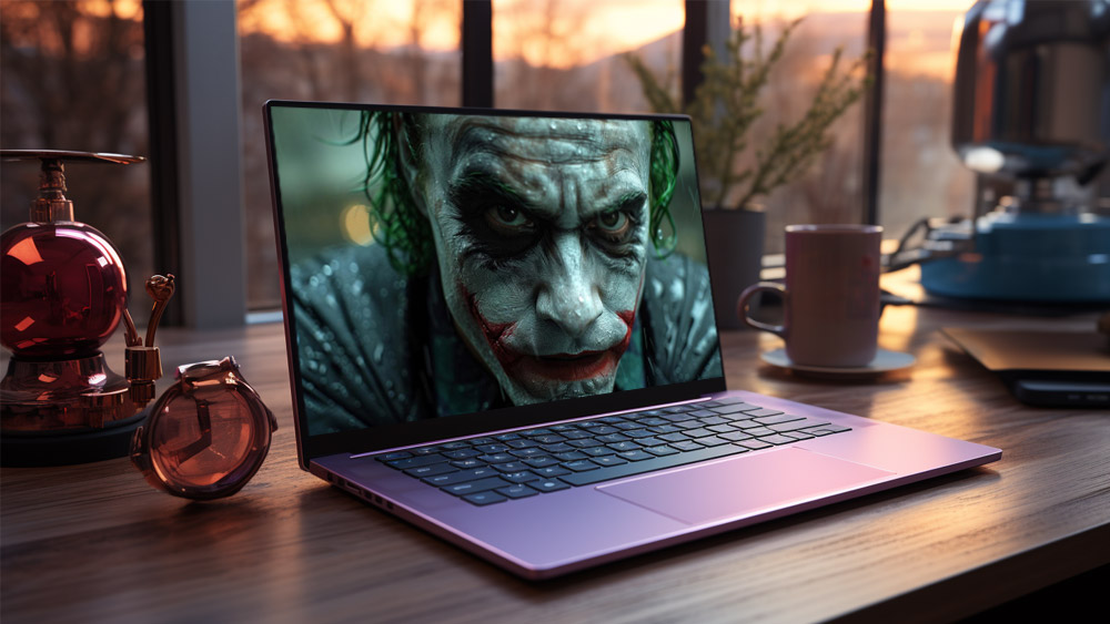 Fond d'écran Joker en gros plan 4K HD pour PC Bureau mac portable mobile iPhone téléphone téléchargement gratuit arrière-plan
