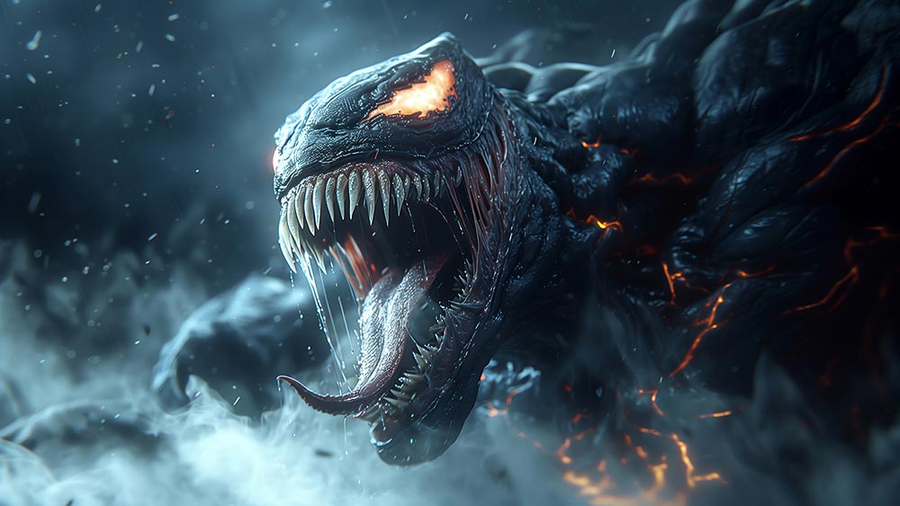 Venom Dark Dominance papier peint 4K HD pour PC Desktop mac laptop mobile iphone Phone free download background ultraHD UHD