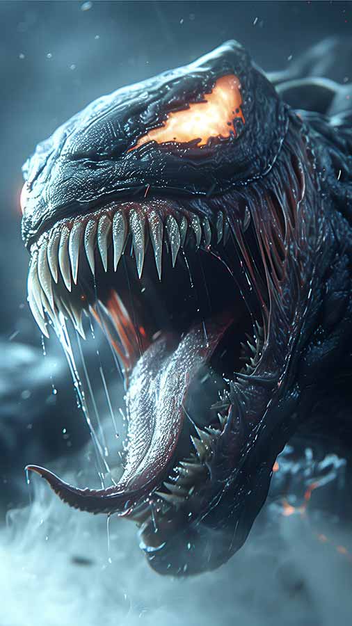 Fond d'écran Venom Dominance 4K HD gratuit à télécharger en Ultra HD pour téléphone Android et iPhone