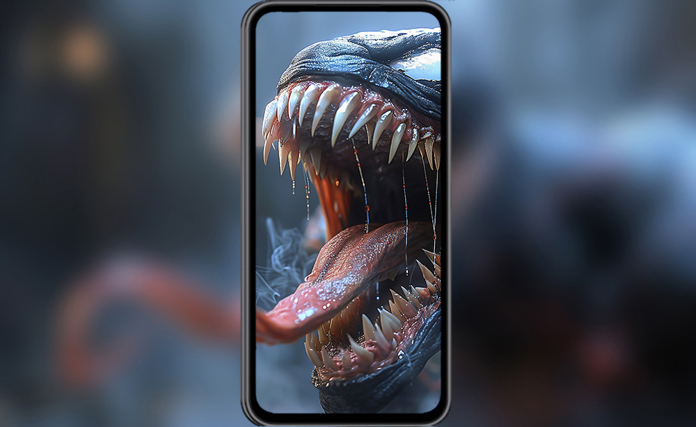 Fond d'écran Marvel Venom rage 4K HD pour PC Bureau mac portable mobile iPhone téléchargement gratuit arrière-plan ultraHD UHD