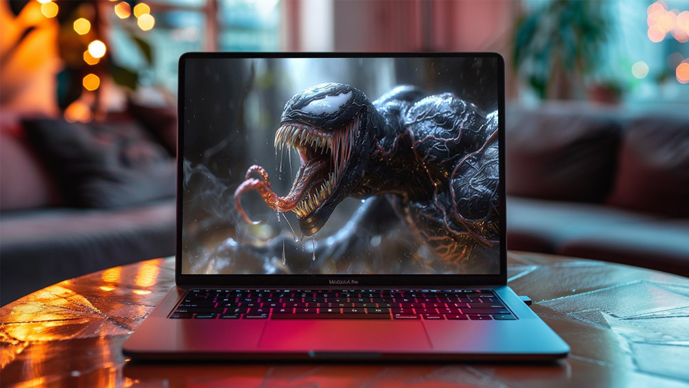 Fond d'écran Venom 4K HD pour PC Bureau mac portable mobile iPhone téléchargement gratuit arrière-plan