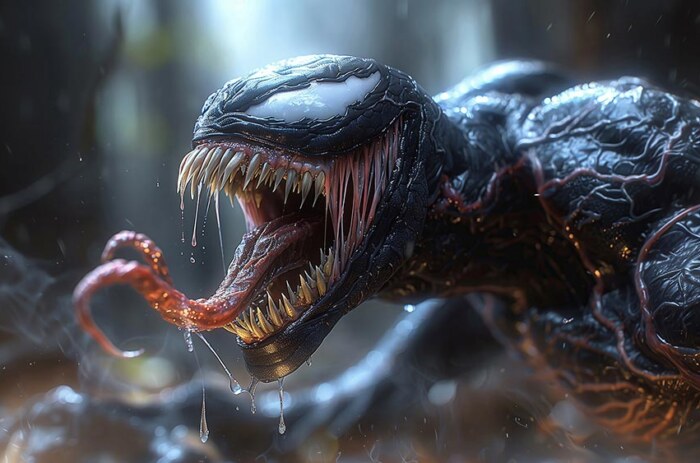Fond d'écran Venom 4K HD pour PC Bureau mac portable mobile iPhone téléchargement gratuit arrière-plan
