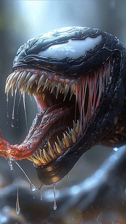 Fond d'écran Venom 4K HD gratuit à télécharger Arrière-plan pour iPhone téléphone et mobile
