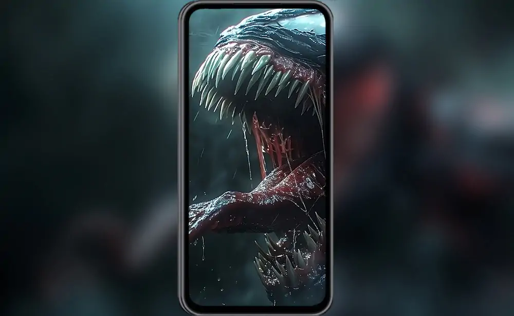 Fond d'écran Marvel Intense Venom 4K HD pour PC bureau mac portable mobile iPhone téléchargement gratuit arrière-plan