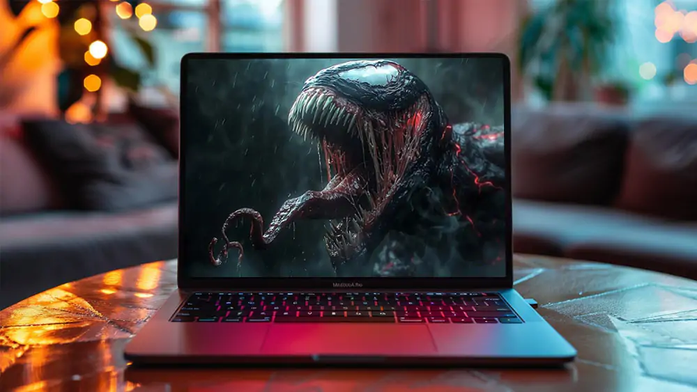 Fond d'écran Marvel Intense Venom 4K HD pour PC bureau mac portable mobile iPhone téléchargement gratuit arrière-plan