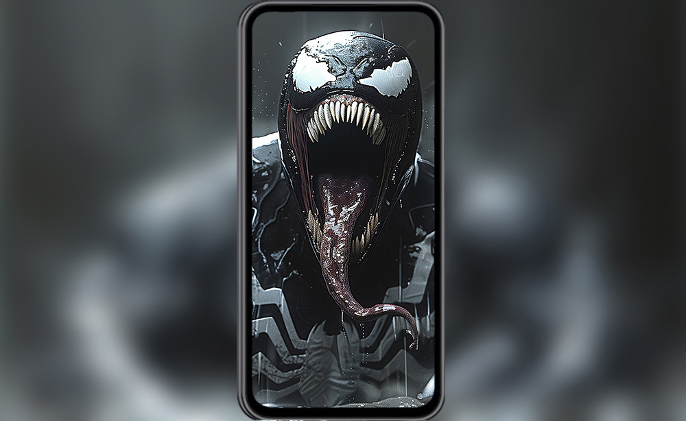 Fond d'écran Venom Marvel 4K HD pour PC Bureau mac portable mobile iPhone téléphone téléchargement gratuit arrière-plan ultraHD UHD