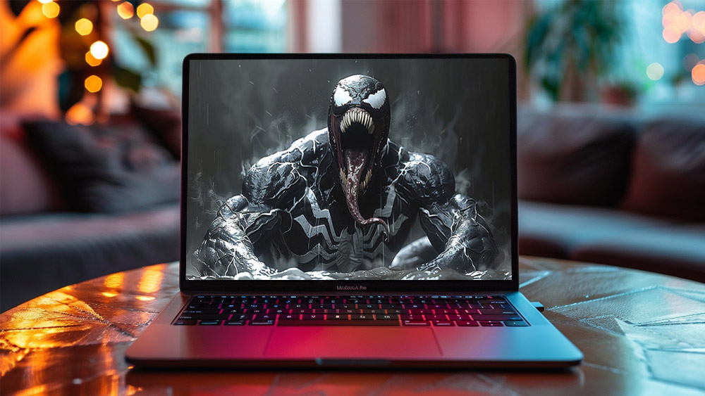 Fond d'écran Venom Marvel 4K HD pour PC Bureau mac portable mobile iPhone téléphone téléchargement gratuit arrière-plan ultraHD UHD