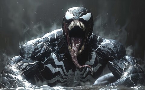 Fond d'écran Venom Marvel 4K HD pour PC Bureau mac portable mobile iPhone téléphone téléchargement gratuit arrière-plan ultraHD UHD