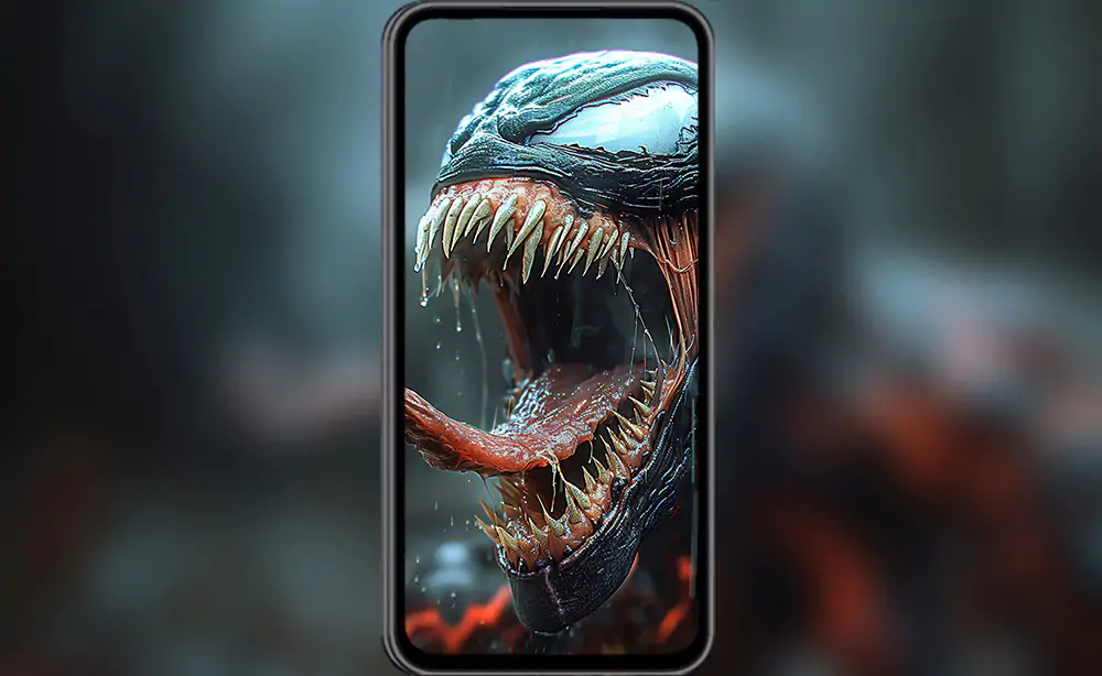 Fond d'écran Venom la Bête 4K HD pour PC Bureau mac portable mobile iPhone téléchargement gratuit arrière-plan