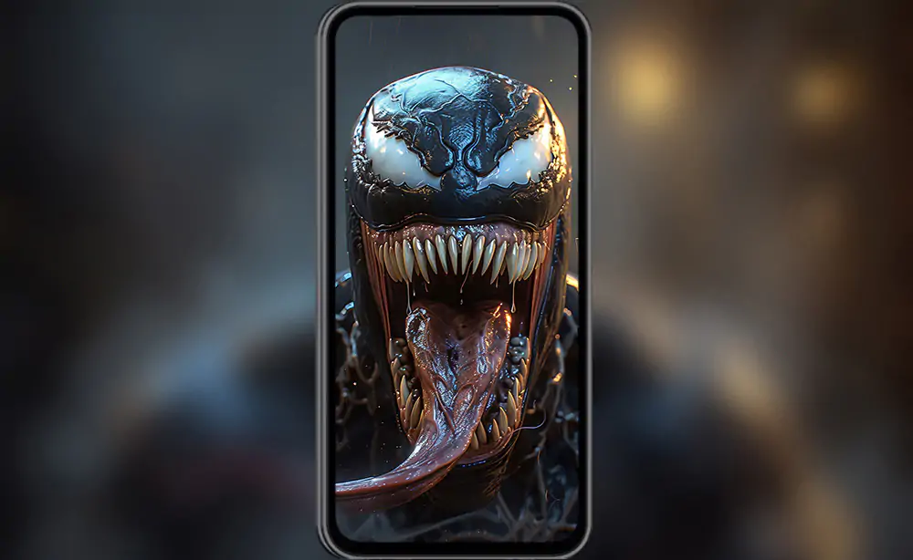 Fond d'écran Venom Marvel 4K HD pour PC Bureau mac portable mobile iPhone téléphone téléchargement gratuit arrière-plan ultraHD UHD