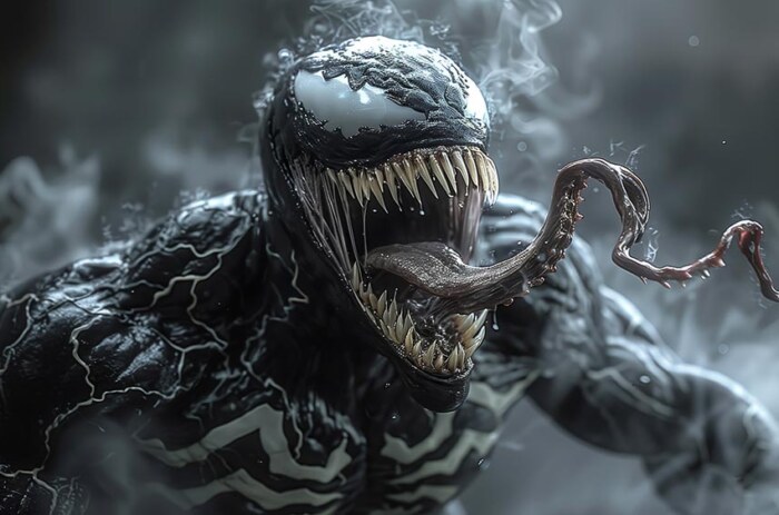Fond d'écran Venom Rage 4K HD pour PC Bureau mac portable mobile iPhone téléchargement gratuit d'arrière-plan