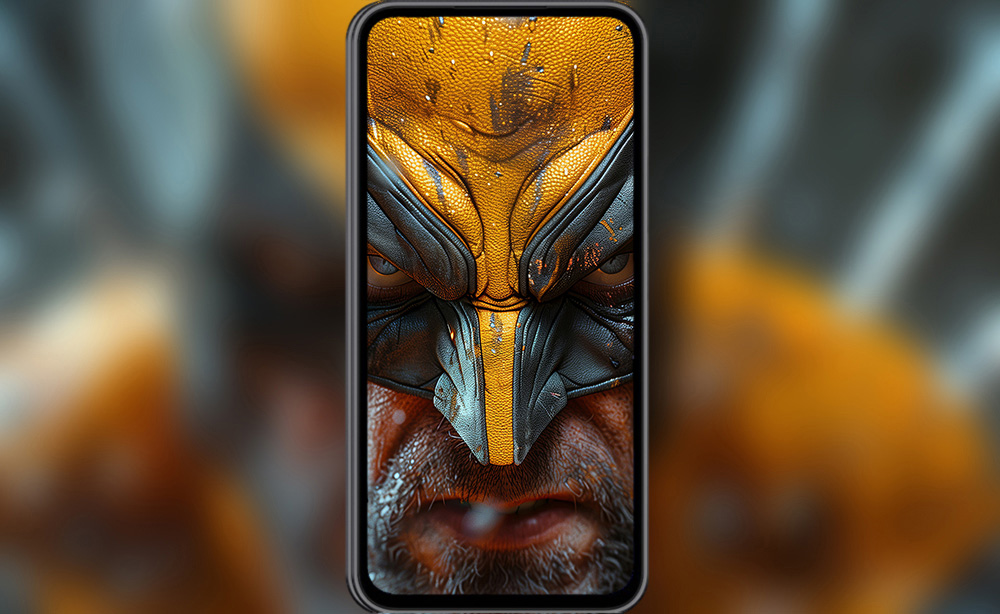 Le fond d'écran en gros plan du masque de walverine 4K HD pour PC de bureau Mac ordinateur portable mobile iPhone téléphone téléchargement gratuit d'arrière-plan