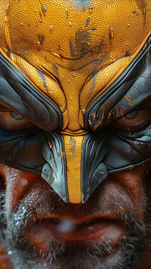 The Wolverine Mask close-up wallpaper 4K HD free download for iphone phone and mobile