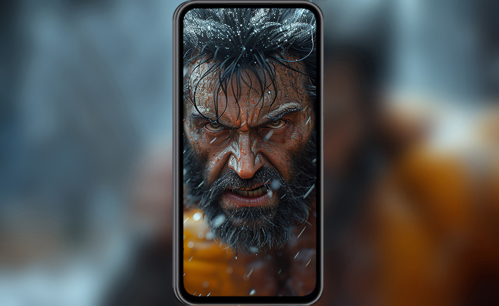 Fond d'écran Marvel Wolverine dans la neige 4K HD pour PC de bureau Mac ordinateur portable mobile iPhone téléphone téléchargement gratuit fond ultraHD UHD