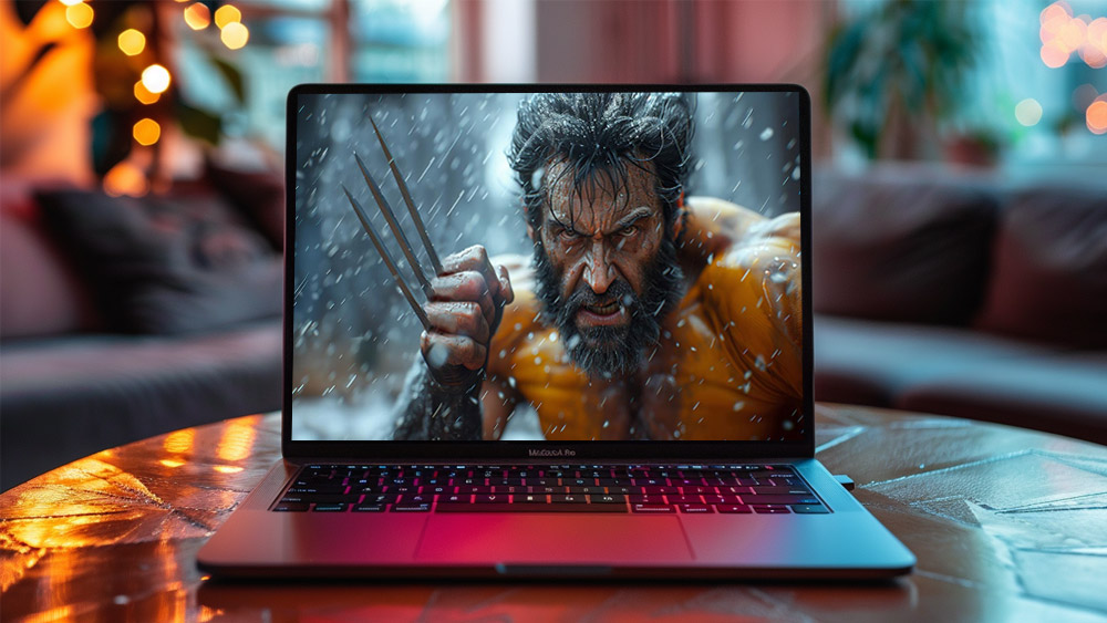 Fond d'écran Marvel Wolverine dans la neige 4K HD pour PC de bureau Mac ordinateur portable mobile iPhone téléphone téléchargement gratuit fond ultraHD UHD