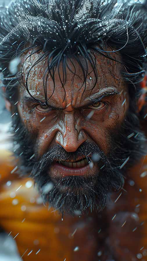Marvel Wolverine dans la neige Fond d'écran 4K HD Téléchargement gratuit Fond d'écran pour téléphone Android et iPhone