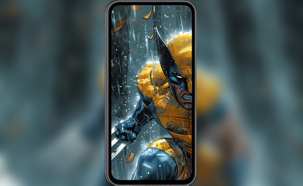Le fond d'écran Wolverine Marvel 4K HD pour PC de bureau Mac ordinateur portable mobile iPhone téléphone téléchargement gratuit d'arrière-plan