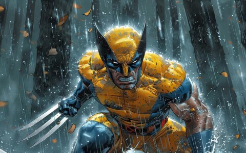 Le fond d'écran Wolverine Marvel 4K HD pour PC de bureau Mac ordinateur portable mobile iPhone téléphone téléchargement gratuit d'arrière-plan