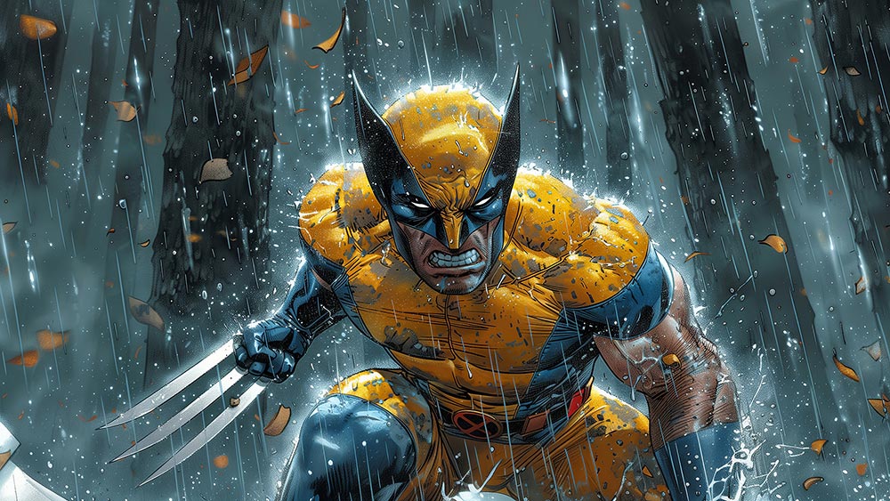 Le fond d'écran Wolverine Marvel 4K HD pour PC de bureau Mac ordinateur portable mobile iPhone téléphone téléchargement gratuit d'arrière-plan