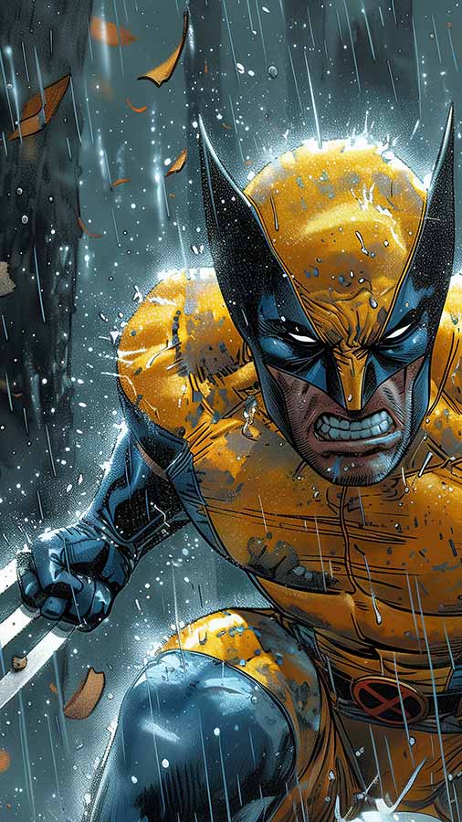Téléchargement gratuit du fond d'écran Wolverine Comics HD 4K pour téléphone Android et iPhone