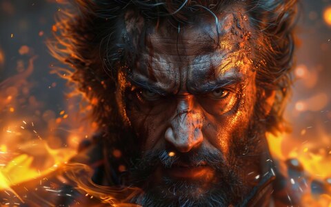 Fond d'écran Logan Wolverine en feu 4K HD pour PC de bureau Mac ordinateur portable mobile iPhone téléphone téléchargement gratuit fond ultraHD UHD