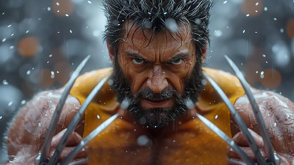 Wolverine in the Snow wallpaper 4K HD for PC Desktop mac laptop mobile iphone Phone free download background