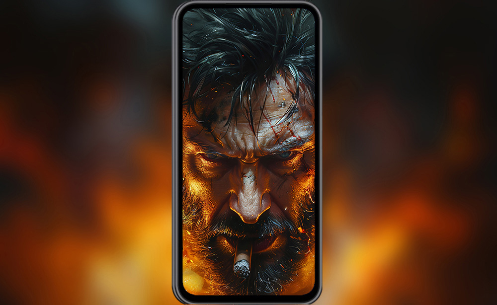 Wolverine fumant un cigare fond d'écran 4K HD pour PC de bureau Mac ordinateur portable mobile iPhone téléphone téléchargement gratuit fond ultraHD UHD