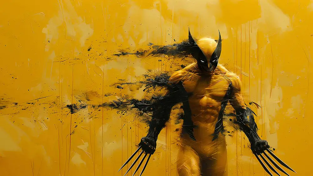 Fond d'écran Wolverine Marvel Art 4K HD pour PC Bureau mac portable mobile iPhone à télécharger gratuitement