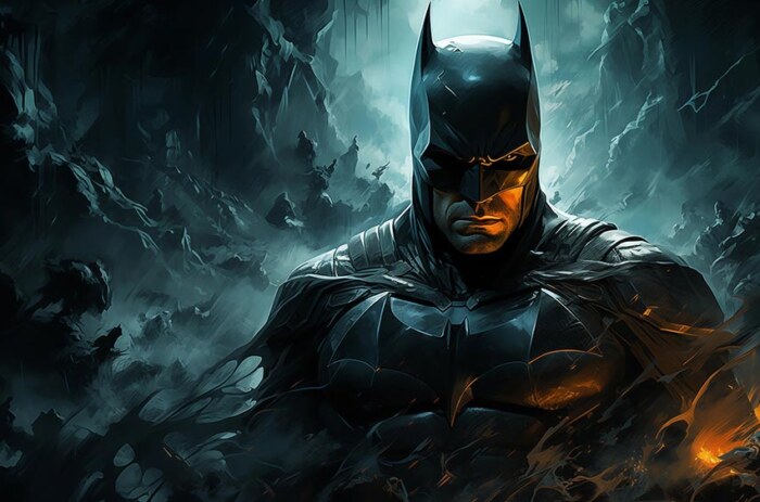 Fond d'écran DC Batman Art 4K HD pour PC de bureau Mac ordinateur portable mobile iPhone téléphone téléchargement gratuit fond d'écran