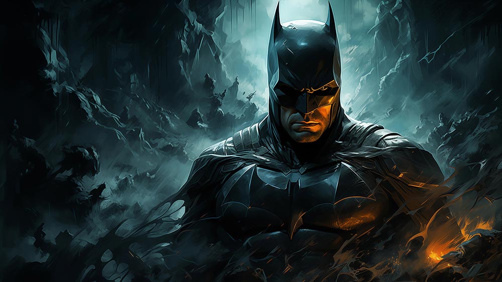 Fond d'écran DC Batman Art 4K HD pour PC de bureau Mac ordinateur portable mobile iPhone téléphone téléchargement gratuit fond d'écran