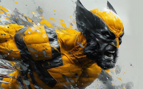 Le fond d'écran Wolverine 4K HD pour PC de bureau Mac ordinateur portable mobile iPhone téléphone téléchargement gratuit d'arrière-plan