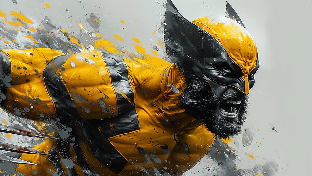 Le fond d'écran Wolverine 4K HD pour PC de bureau Mac ordinateur portable mobile iPhone téléphone téléchargement gratuit d'arrière-plan