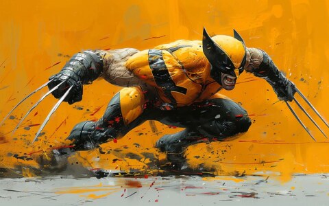 X-Men Wolverine Art fond d'écran 4K HD pour PC de bureau Mac ordinateur portable mobile iPhone téléphone téléchargement gratuit fond ultraHD UHD