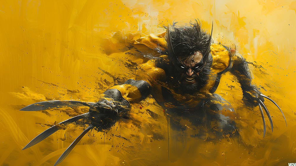 Fond d'écran Fan Art Wolverine 4K HD pour PC Bureau mac portable mobile iPhone Téléchargement gratuit arrière-plan ultraHD UHD